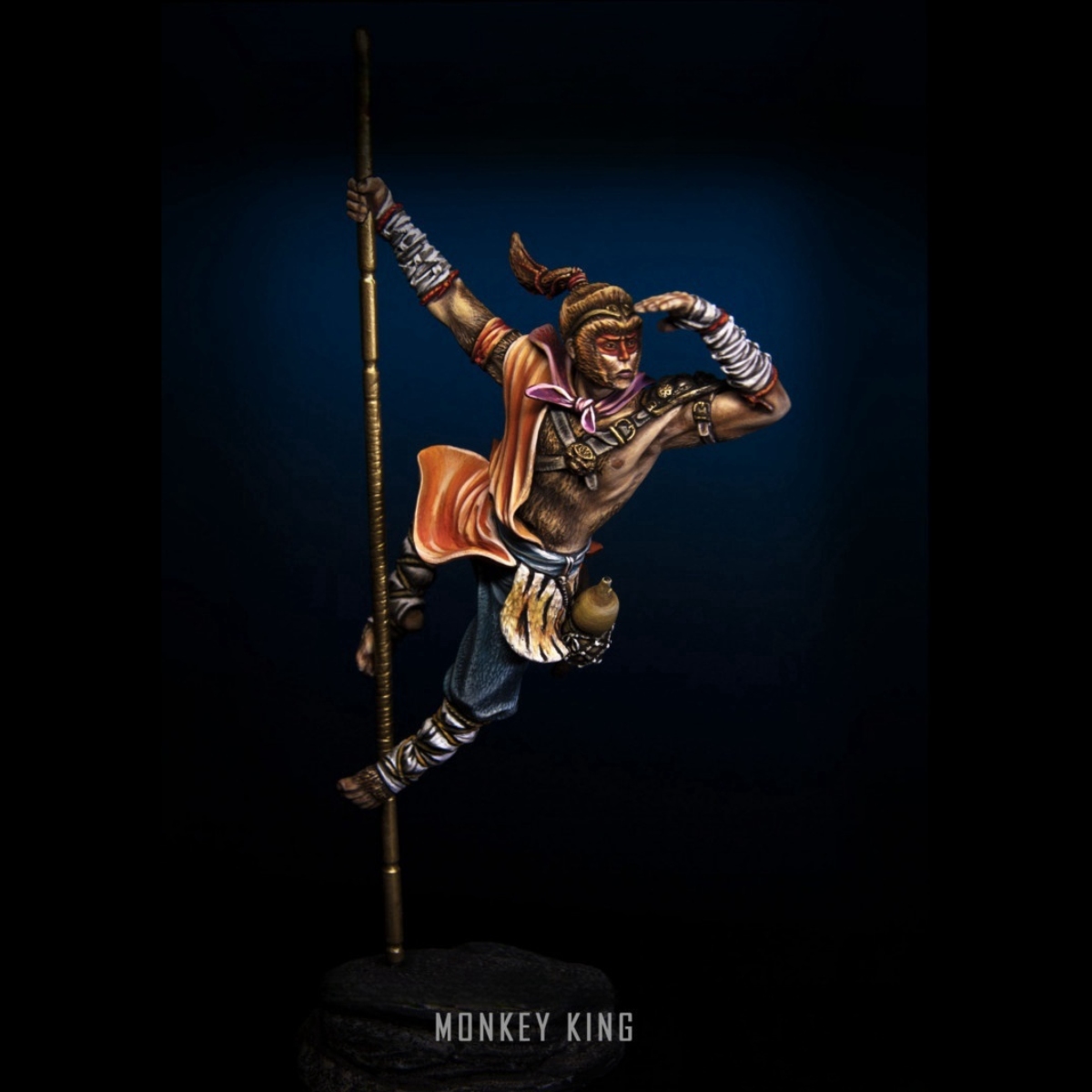 Model Kit Wukong - model tentara resin GK - Raja
