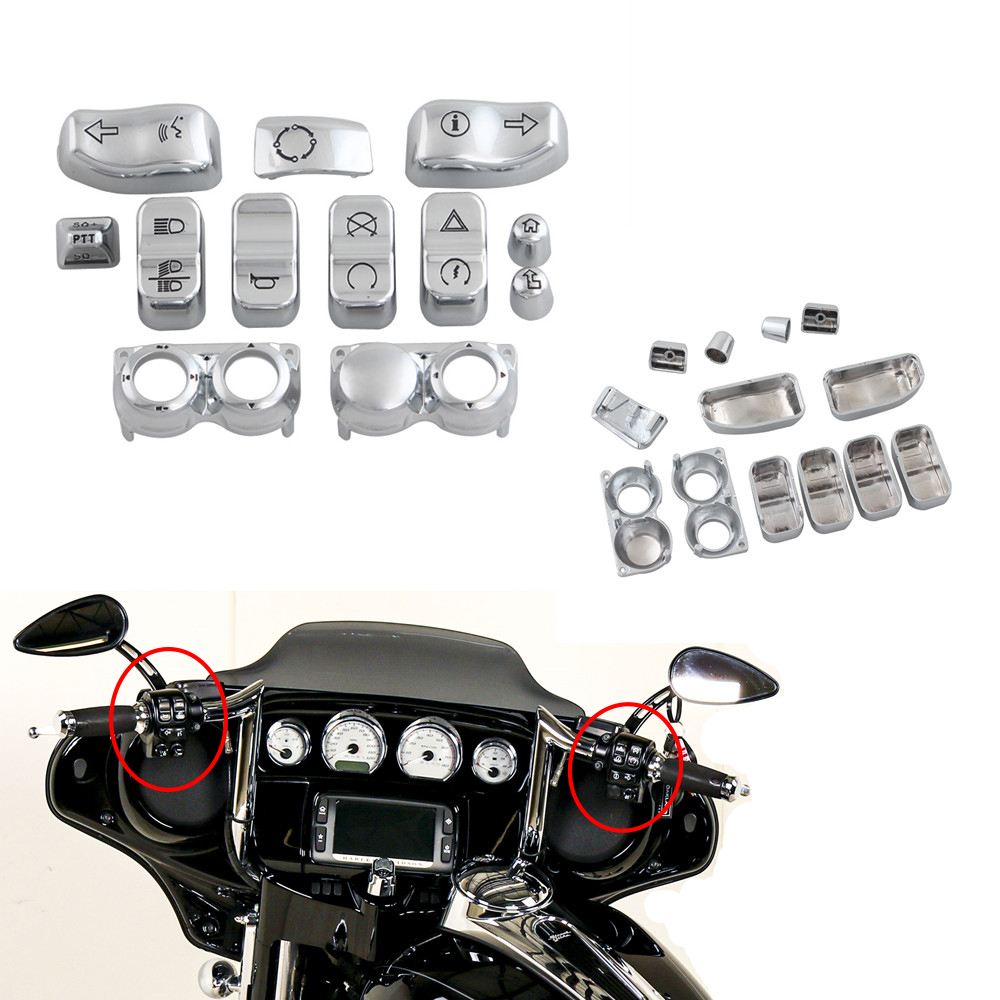 Model Kit Harley Davidson - Aksesori Motor Sakelar Tangan Alat Penutup