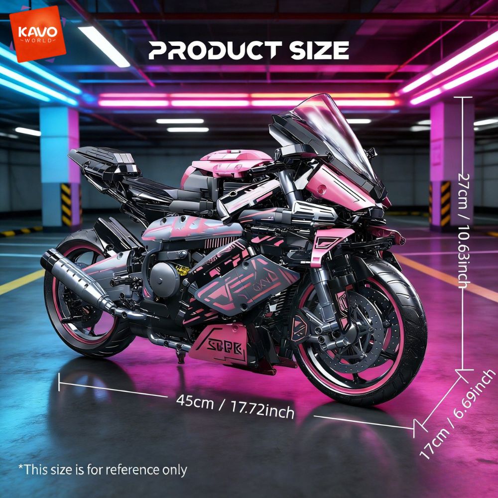 KAVOWORLD 2096PCS Set Blok Ban - Model Kit In Era ulasan dan harga