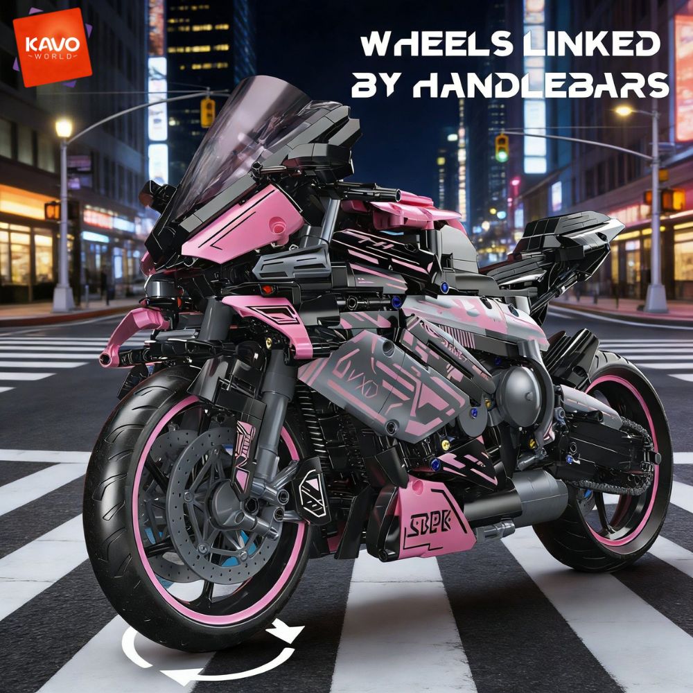 KAVOWORLD 2096PCS Set Blok Ban - Model Kit In Era ulasan dan harga