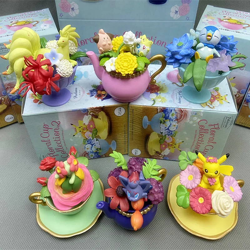 Pokemon Miniatur Cangkir Bunga - Model Kit Pokemon ulasan dan harga