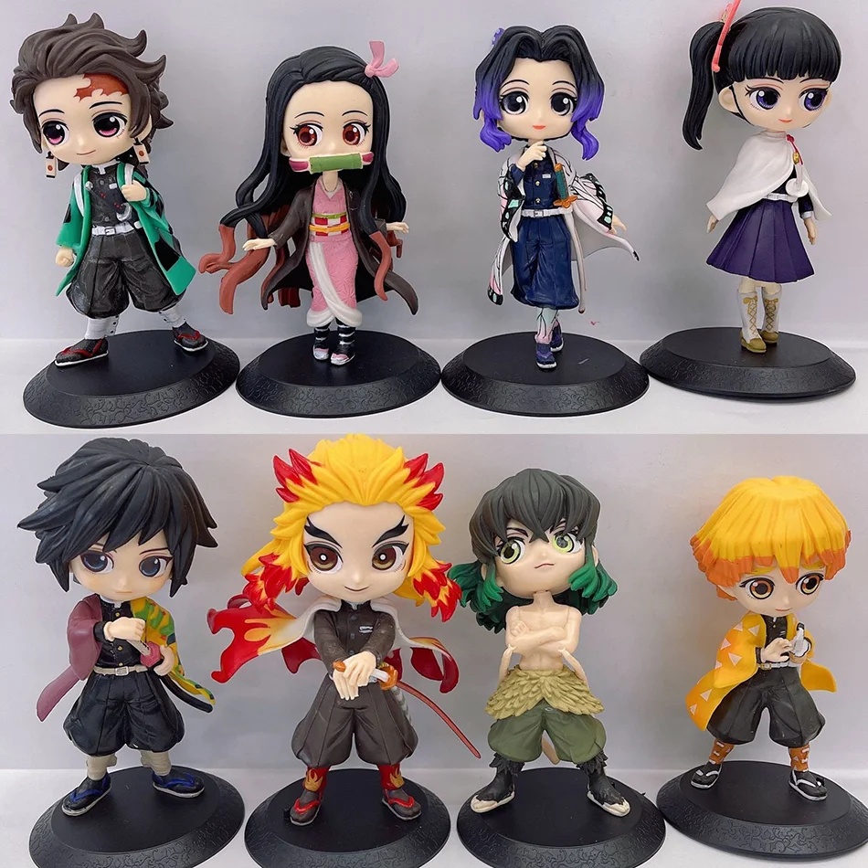 Set Figur Anime Demon Slayer 1 - Model Kit Demon Slayer ulasan dan harga