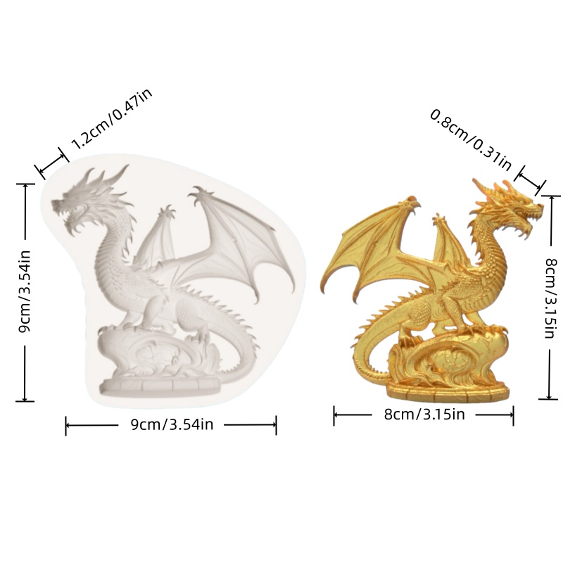 Cetakan Silikon Bentuk Naga Fa - Model Kit For Beginners ulasan dan harga