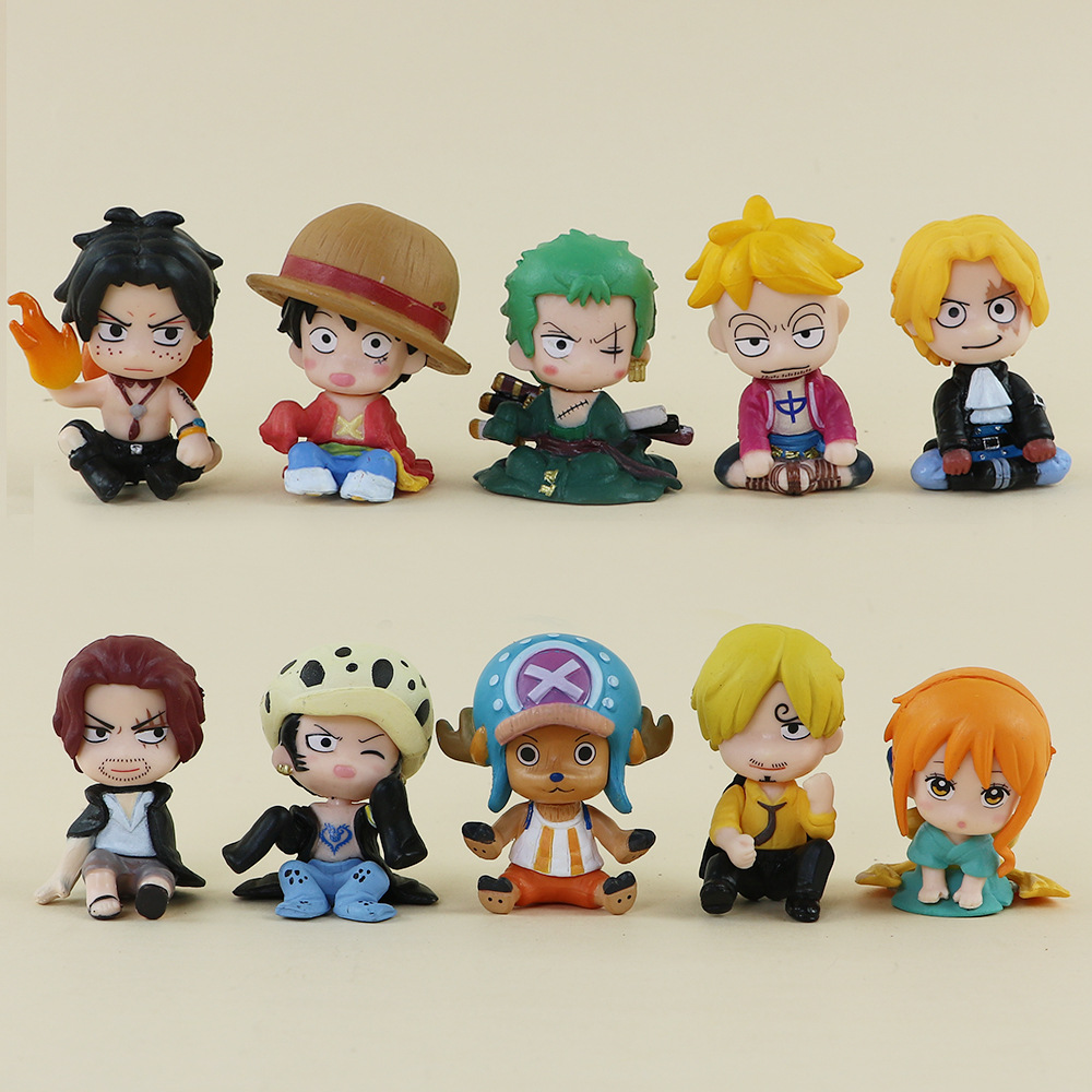 One Piece 10PCS Set Figur Luff - Model Kit Judge ulasan dan harga
